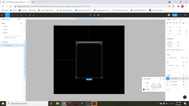 How to create a Glass effect on Figma on Black background. смотреть онлайн