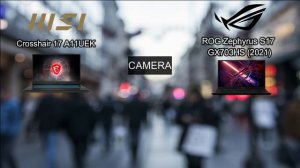 MSI Crosshair 17 A11UEK (2021) vs ROG Zephyrus S17 GX703HS (2021) | Crosshair 17 ?