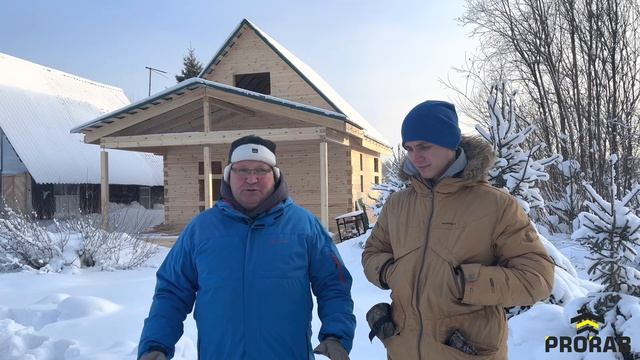 Отзыв от заказчика. Дачный домик из профилированного бруса в СНТ #Виленка смотреть онлайн