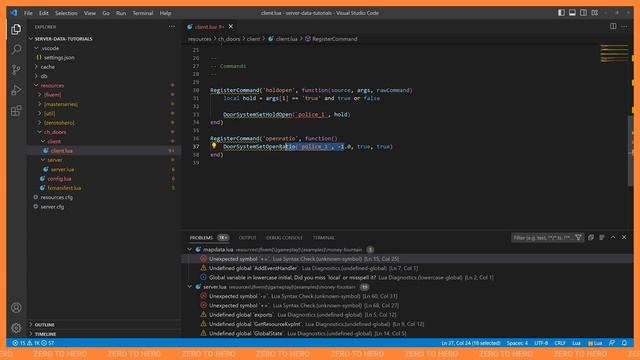 Setting up VSCode for FiveM Lua Development (Zero to Hero Episode 9) смотреть онлайн