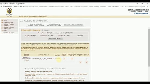 Tutorial Cargue Formato Toneladas Aprovechadas - Servicio de Aseo componente de Aprovechamiento смотреть онлайн