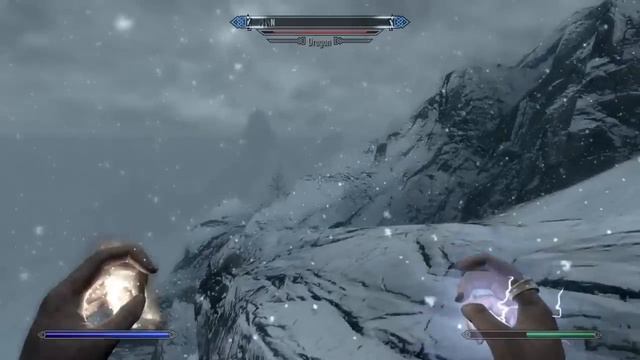 Let's Play Skryim: Two Dragons In Snowlands Of Skyrim