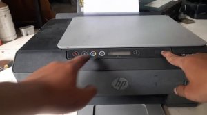 Test Print Manual Printer HP Smart Tank 515 615