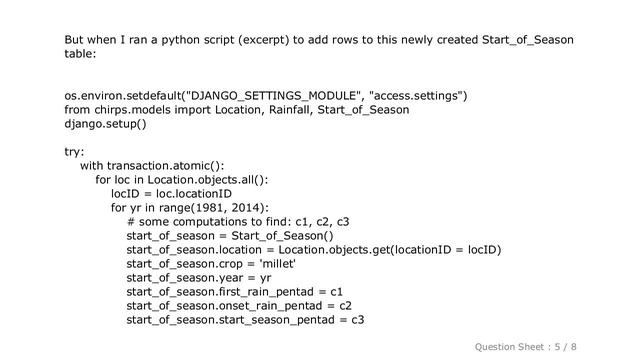 Django : django: 'python manage.py migrate' taking hours (and other weird behavior) смотреть онлайн