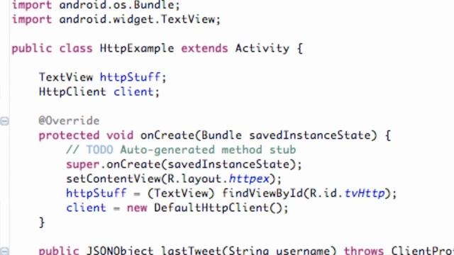 Android Developing Applications Tutorial 150 Introduction to JSON parsing смотреть онлайн