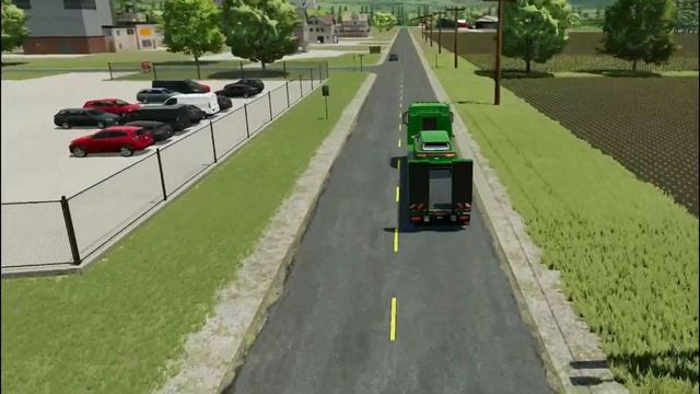 LOAD & TRANSPORT AUDI Q8 CARS WITH THE TRUCK MAN - Farming Simulator 22 смотреть онлайн