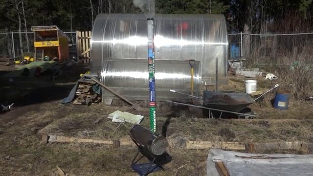 Самодельная печка для палатки Tent stove смотреть онлайн