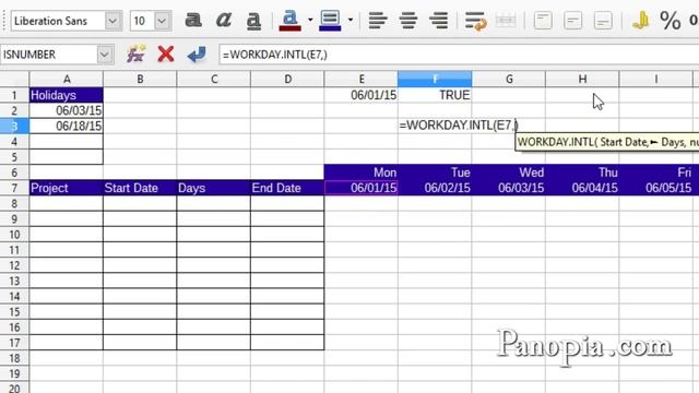 LibreOffice Calc - Gantt Chart Part 1 смотреть онлайн