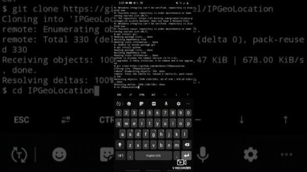 Termux IP Address Hacking: [RETRIEVE IP GEOLOCATION INFORMATION]