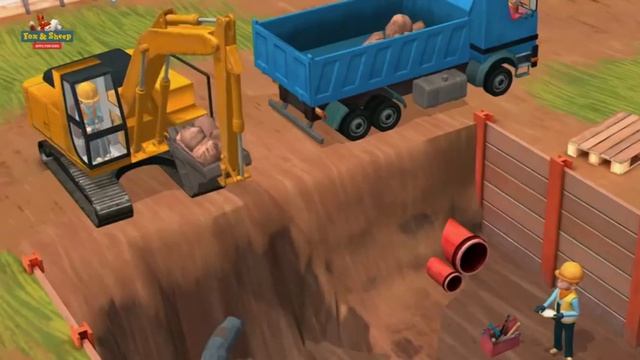 Little Builders ? 3D Construction Site Game App for Kids (Trailer) смотреть онлайн