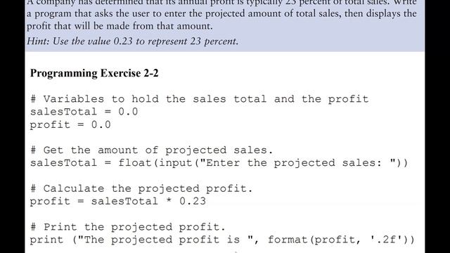Python Lab 1: Python code to calculate sales prediction, display information and land calculation. смотреть онлайн
