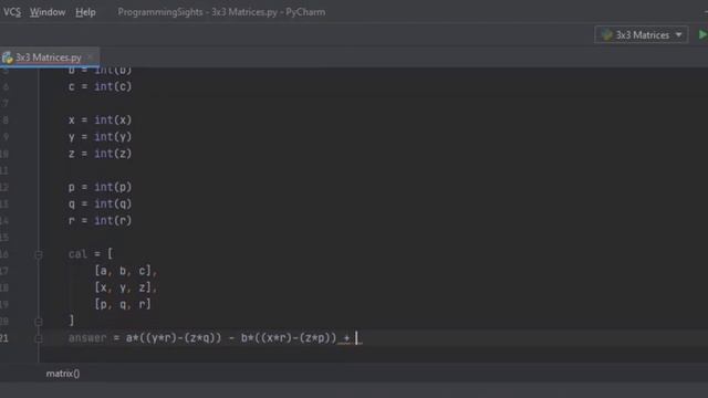 Python Program for Matrix 3x3 смотреть онлайн