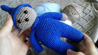 МК ГНОМ крючком. Игрушка амигуруми (анонс). Вяжем крючком. смотреть онлайн