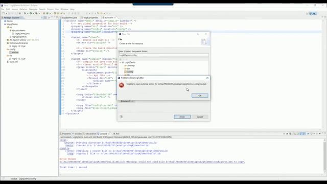 How to build java project with Eclipse & Apache Ant смотреть онлайн