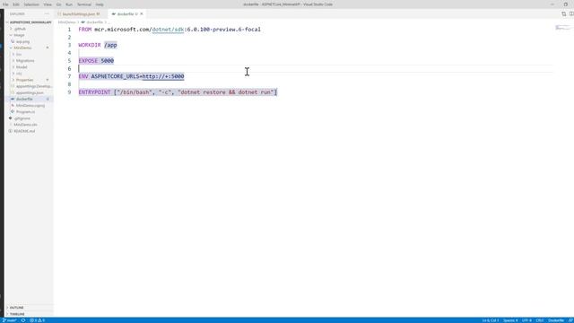 Part 3 - Deploying ASP.NET Core Microservice with Dockerfile смотреть онлайн