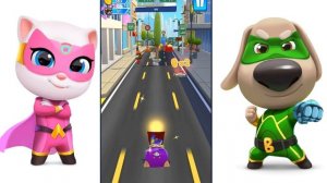 ГОВОРЯЩИЙ ТОМ ПОГОНЯ ГЕРОЕВ 5 миссий дня (мобильная игра) Talking Tom Hero Dash