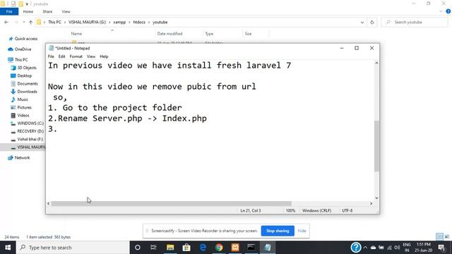 Remove 'Public' from Url in Laravel. #laravel #remove #public смотреть онлайн