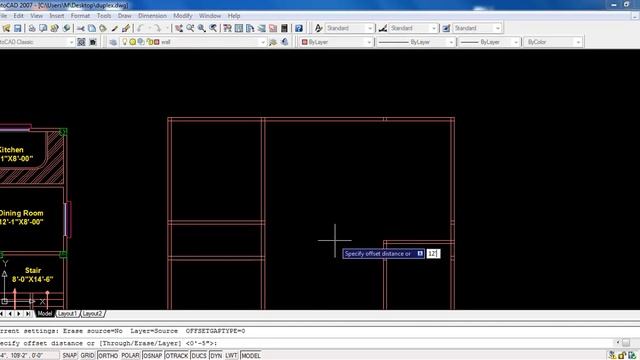 How to draw Duplex Home Plan in autoCAD Bangla Tutorial ।। ডুপ্লেক্স হোম ডিজাইন ।। смотреть онлайн