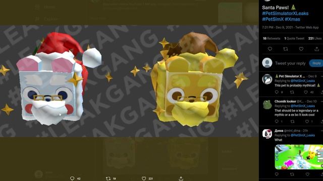 *ЧТО*?БЕСПЛАТНЫЕ ПЕТЫ ОТ BIG GAMES! ПОЛНЫЙ СЛИВ ОБНОВЫ В ПЕТ СИМУЛЯТОР Х ROBLOX смотреть онлайн