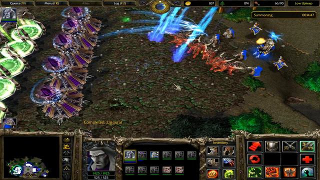 Warcraft III: Reign of Chaos ¦ Undead Campaign: Chapter #8 - Under the Burning Sky смотреть онлайн