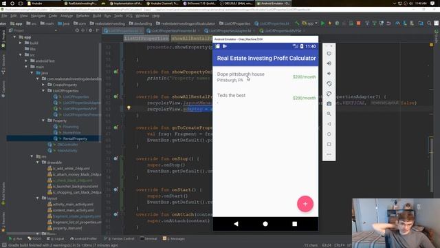 Android Kotlin RecyclerView MVP смотреть онлайн