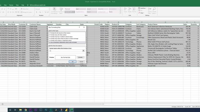 Change Color of Entire Row when a cell is Blank/Not Blank | Conditional Formatting in Excel смотреть онлайн