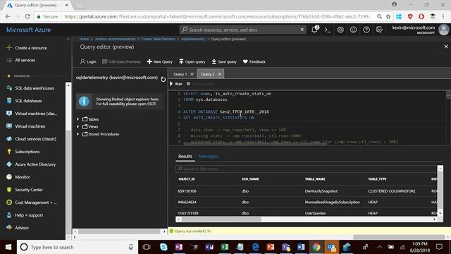 Azure SQL Data Warehouse Recommendations смотреть онлайн