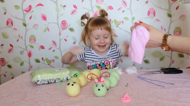 Как сделать игрушки из носков своими руками? Обзор. Vlog. смотреть онлайн