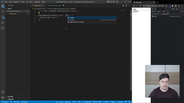 #2 Курс JS для WEB: Браузерные события смотреть онлайн