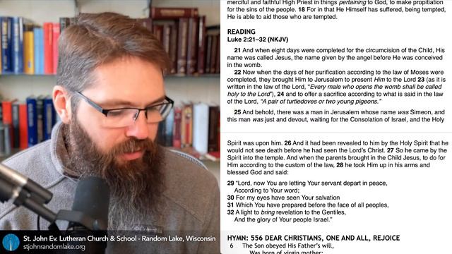Purification of Mary and Presentation—Luke 2:22-32 смотреть онлайн