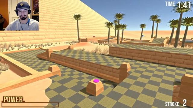 CUSTOM BALLS WITH LOW GRAVITY!? - GOLF WITH FRIENDS! смотреть онлайн