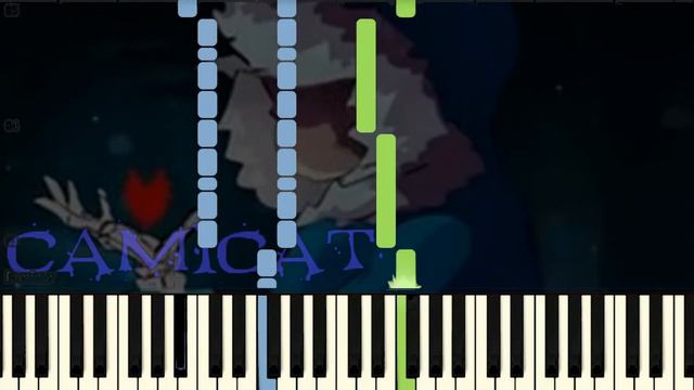 андертейл на пианино смотреть онлайн