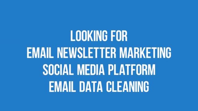 Business Mind FZE, Email Newsletter Platform, Social Media and Email Database Cleaning смотреть онлайн
