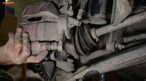 Замена тормозного диска и колодок Тойота Виста Ардео