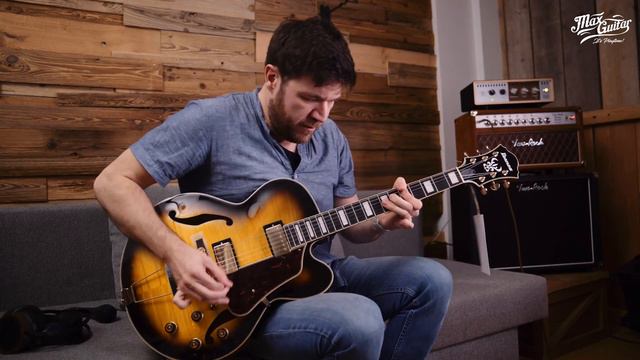 Ibanez AF95FM Antique Yellow Sunburst - Gear Demo смотреть онлайн