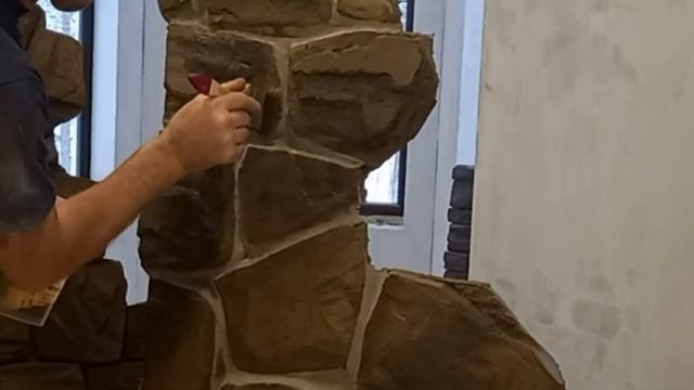 Варианты камня из бетона ч 2 Делаю стенды для магазина ! Доделал ! смотреть онлайн