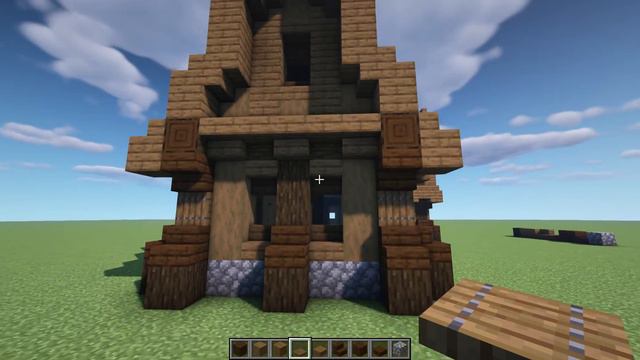 Майнкрафт (Minecraft) - Руководство по созданию большого скандинавского дома в Майнкрафте смотреть онлайн