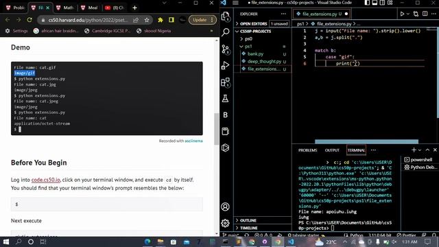 CS50P - Lecture 1 - Conditionals | #cs50 #cs50p #harvard #python смотреть онлайн