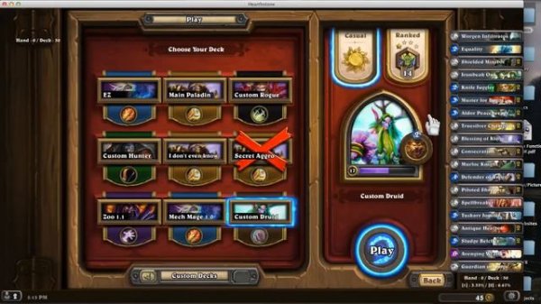 HearthStone Deck Tracker for Mac