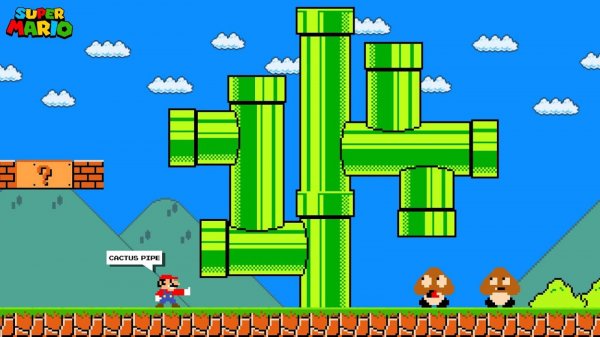 СУПЕР MARIO! Mario может все!