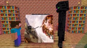 Monster school(Classic): Drawing- Minecraft animation
