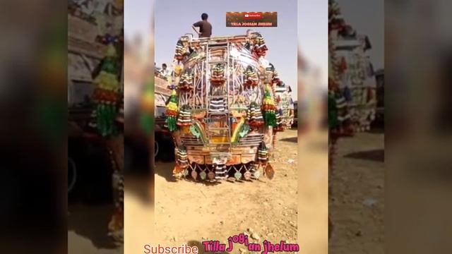 Pakistani Bedford Bus Decorations Most Beautiful Decorate Pakistani Bedford bus Tilla jogian jhelum смотреть онлайн
