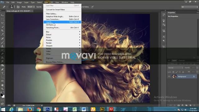 how to give oil painting effect in photoshop cc смотреть онлайн