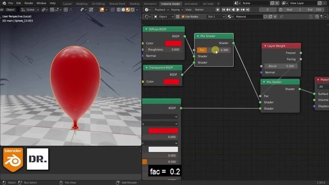 Balloon Material Blender 2.9 смотреть онлайн