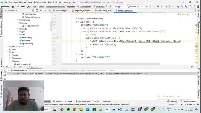 Android : Android Intent Cannot resolve constructor смотреть онлайн