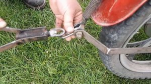 Самодельная 4-х колесная тележка для хозяйства, прицеп к мотоцыклу