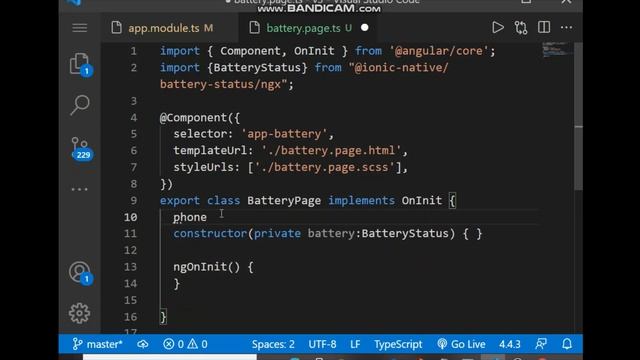 Getting battery % and phone status (either on charging or on battery) in ionic capacitor v3 app смотреть онлайн