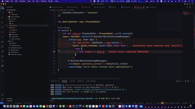 Build real desktop app with tauri, rust, typescript and webpack смотреть онлайн