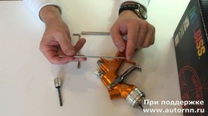 DeVilbiss GTI Pro Lite GOLD обзор и детальный осмотр краскопульта Девилбисс с бачком для авторемонт