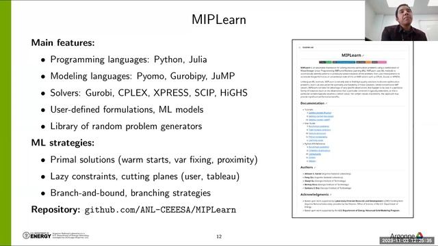 Álinson Santos Xavier - MIPLearn: An Extensible Framework for Learning-Enhanced Optimization смотреть онлайн